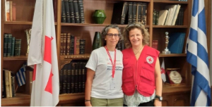 Delegada da CVP visita Cruz Vermelha da Grécia para reforço de parceria